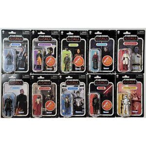 Star Wars Ahsoka Retro Collection 3.75" Action Figure Bundle (10 Figures)